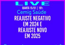 LIVE Conjunta – Aumento na mensalidade da Cemig Saúde
