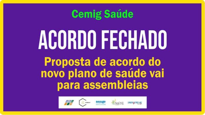 Cemig Saúde PSI: Proposta de Acordo fechada! Assembleia dos beneficiários decidirá
