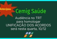 Cemig Saúde – TRT antecipa homologação da unificação dos acordos para quarta, 10/12